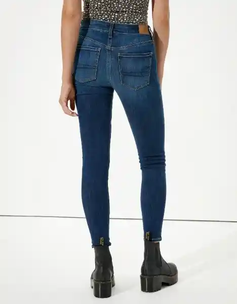 American Eagle Jegging Next Level Medianoche Talla 4 Short
