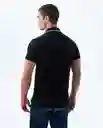 Camiseta Hombre Negro Talla XXL 800G001_NEG194007 Americanino