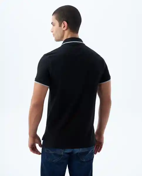 Camiseta Hombre Negro Talla XXL 800G001_NEG194007 Americanino