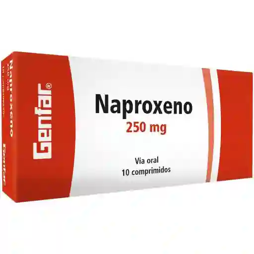 Genfar Naproxeno Cápsulas (250 mg)