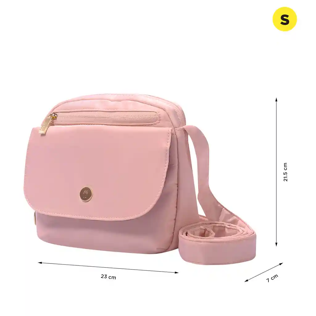 Bolso Mujer Porta Pc 8" Corneana 2.0 Rosado