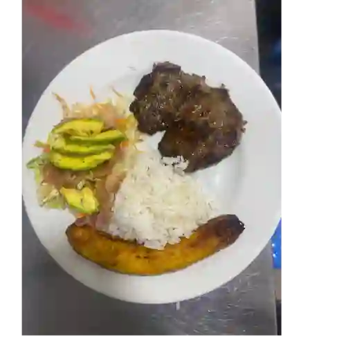 Carne a la plancha de res