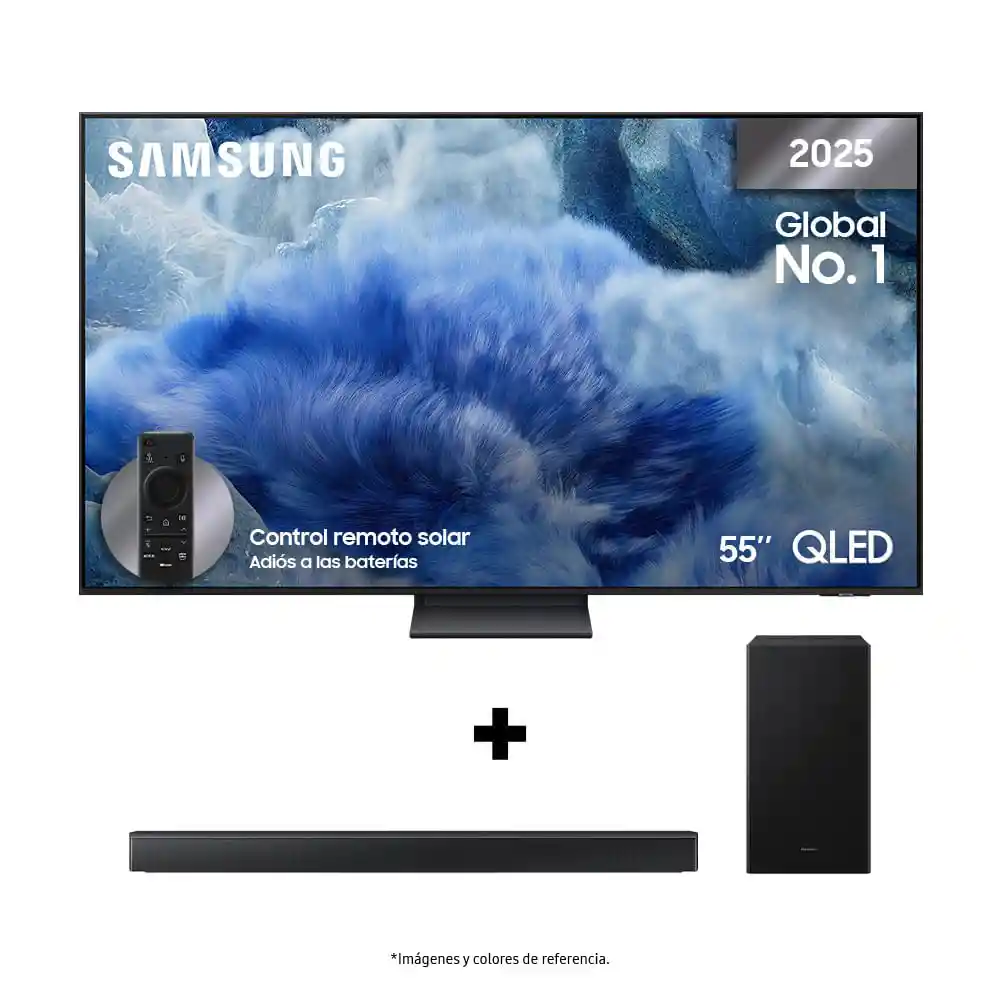 Televisor Samsung 55'' Qled 4k Smart Tv Qn55q8fa + Barra B650f