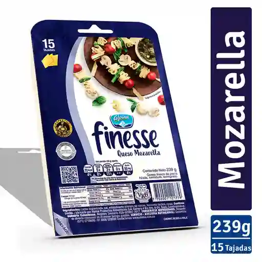 Finesse Queso Mozarella Tajado