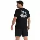 Camiseta Manga Corta Coastal Breeze Hombre Negro-l