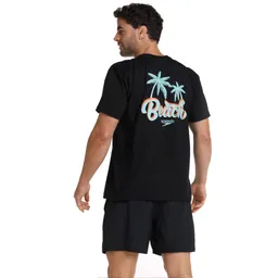 Camiseta Manga Corta Coastal Breeze Hombre Negro-l
