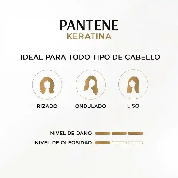 Pack Shampoo 300 mL + Acondicionador 250 mL Pantene Keratina