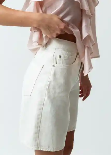 Short Mujer Crudo Marfil Claro 6 451G371 Naf Naf