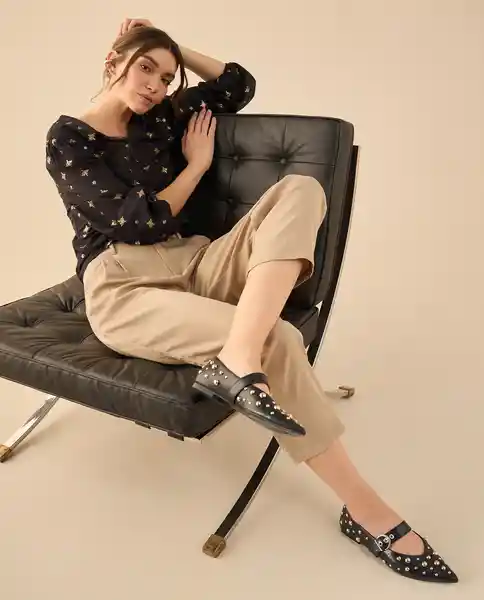 Pantalón Twill Beige Medio Talla 8 432G001 Esprit