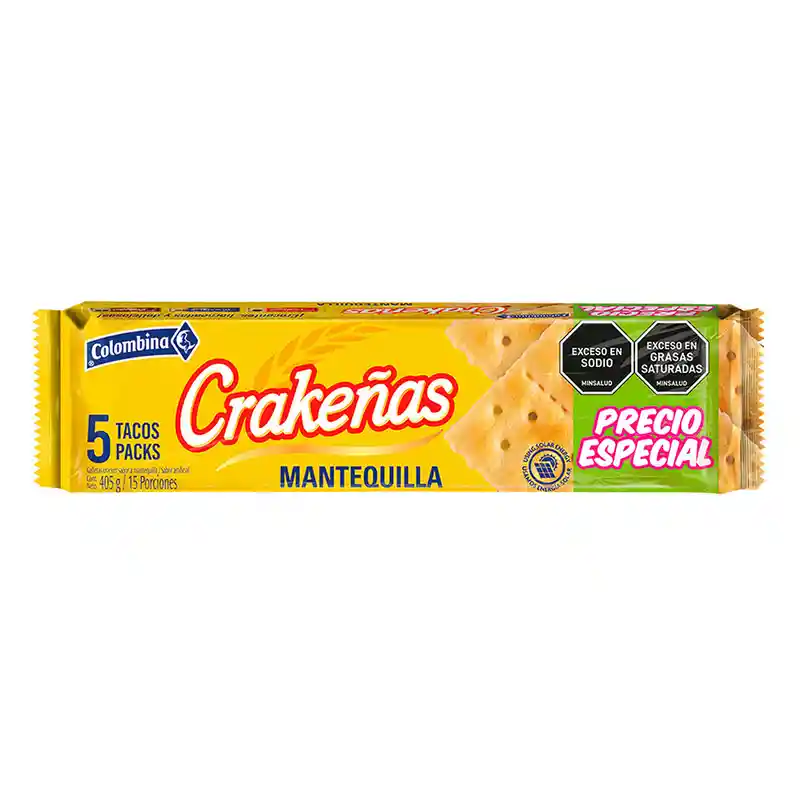 Crakeñas Mantequilla Pes 5 Und