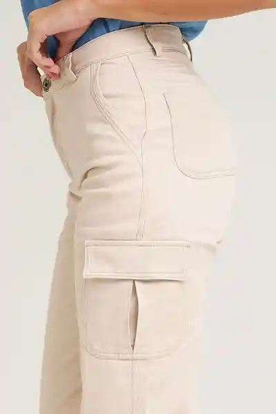 Pantalón Zamolo Color Beige Talla 14 Ragged