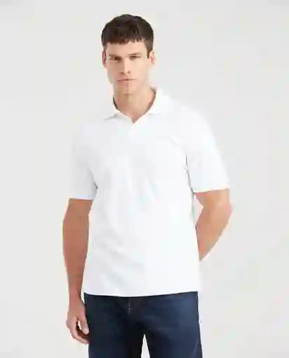 Camiseta Polo Smart in Jersey Blanco 0 Claro S Chevignon