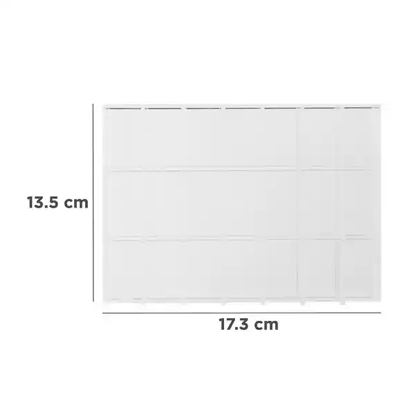 Organizador Plástico Transparente 7 Compartimentos Miniso