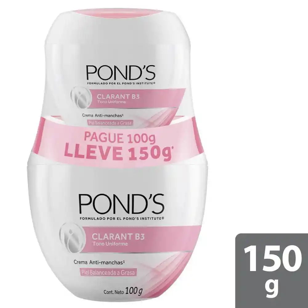 Pond's Crema Clarant B3 Tono Uniforme