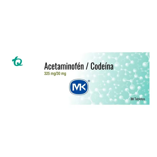  MK Acetaminofen/Codeina (325 Mg/30 Mg) 