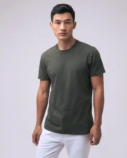 Camiseta Hombre Verde Talla M 840D000 Americanino