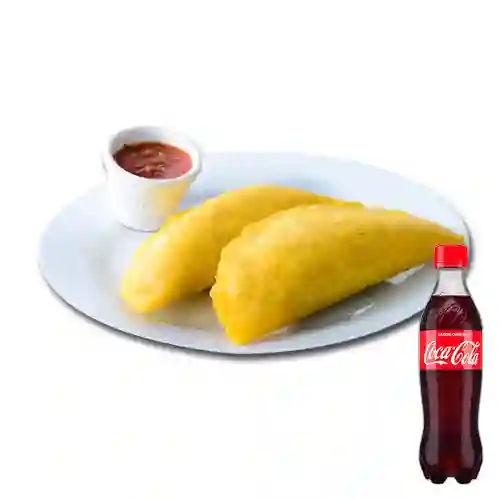 Combo Empanada de Papa&Carne +Cocacola Orig 400ml