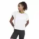 Adidas Camiseta Studio Para Mujer Blanco Talla M