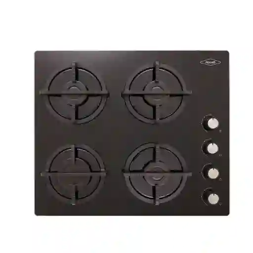 Cubierta Haceb 4 Puestos Gas Natural Cristal Hierro Fundido Negro Cubierta 4 Puestos Gas Natural Cristal Negro Haceb
