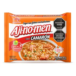 Ajinomen Camarón Sopa instantánea con Fideos