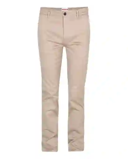 Pantalon Khakis Portland Caqui Talla 28 Hombre Chevignon