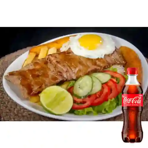 Combo Almuerzo Tipico Carbonerito +Cocacola Orig 400ml