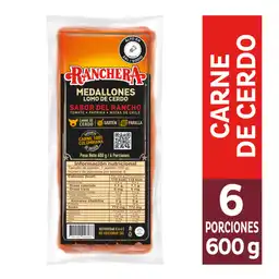 Ranchera Medallón de Lomo de Cerdo Sabor Del Rancho 600 g