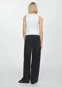 Jean Massy Tejano Negro Talla 40 Mujer Mango