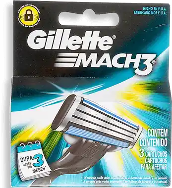 Gillette Cartuchos de Afeitar Mach 3