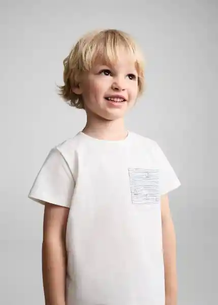 Pijama Maresme Offwhite Talla 70 Niños Mango