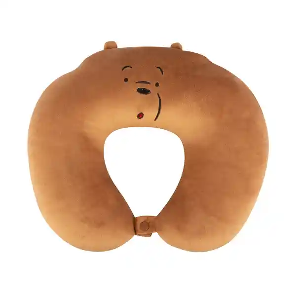 Miniso Almohada De Viaje Ajustable Pardo Osos Escandalosos Mediano Café