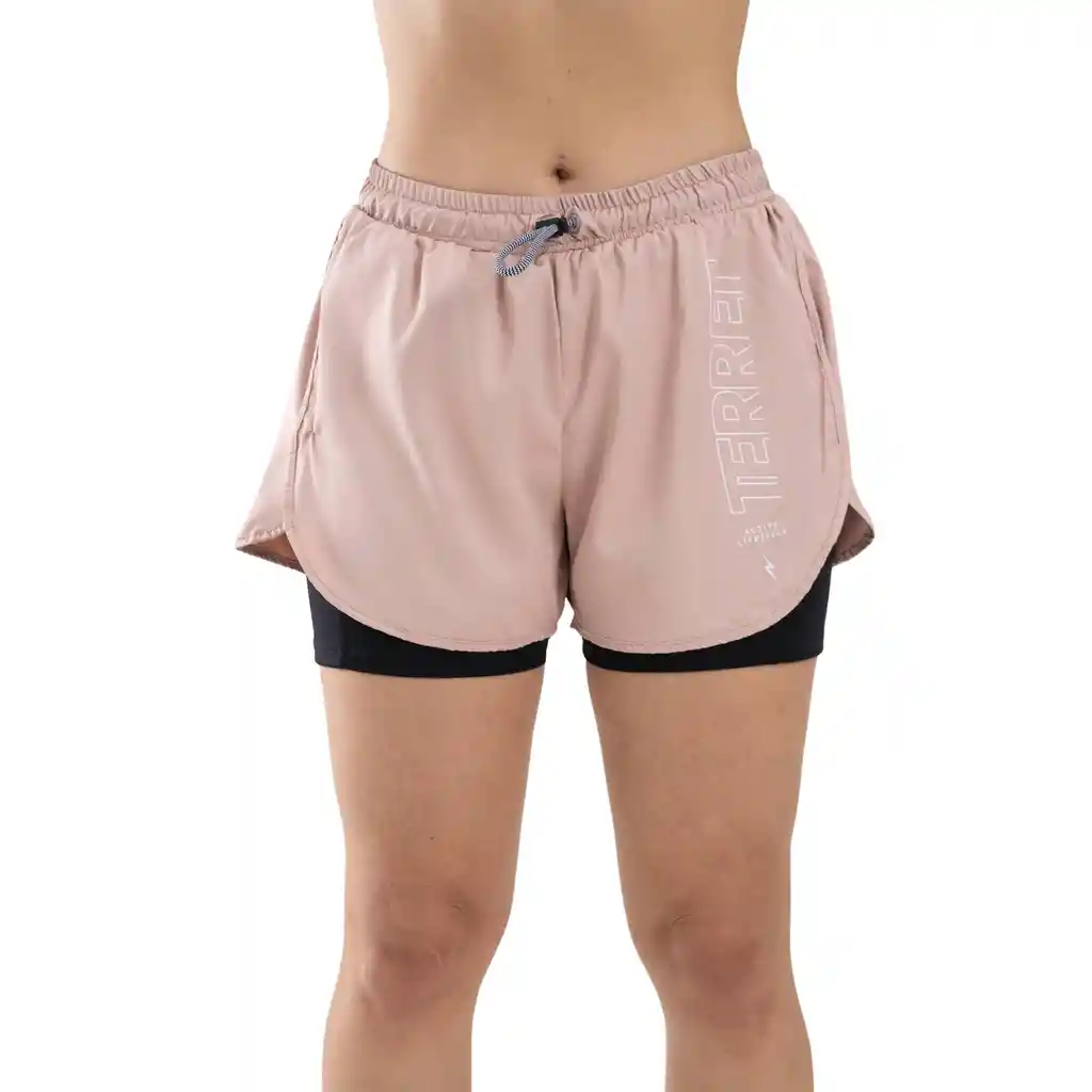 Short de Running Para Mujer Terret Kenji - Rosado