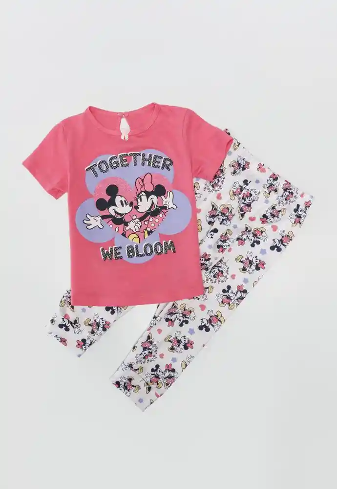 Pijama Dos Piezas 0/3 Meses-rosado