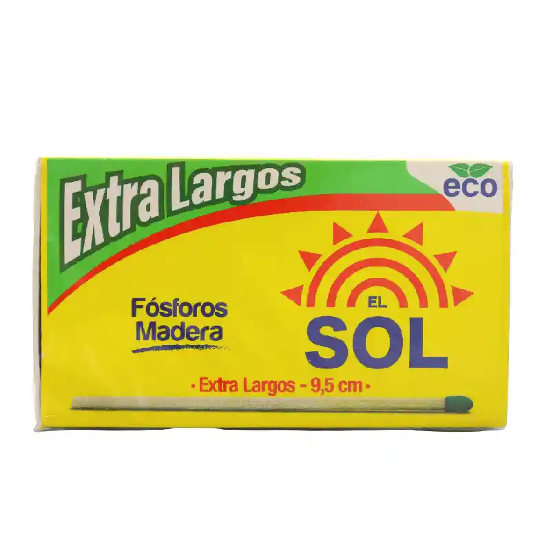 El Sol Fósforos de Madera