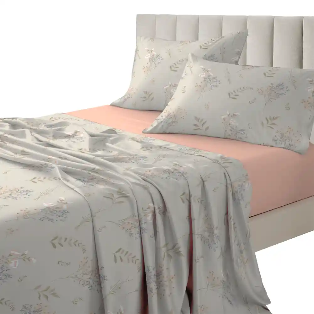 Juego de Cama H&h Aurora Doble 100% Pol
