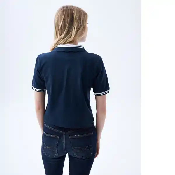 Camiseta Mujer Azul Talla S 602F006 Americanino