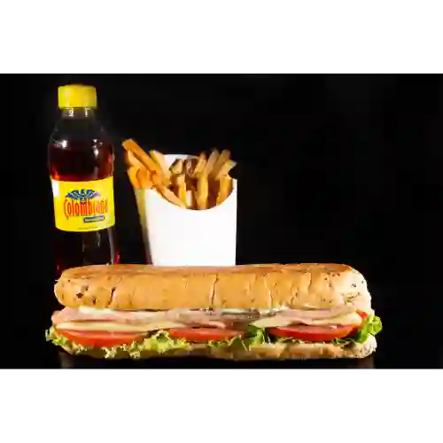 Combo Burgos Jamón y Queso 21Cm