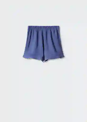 Short Tuna Azul Talla 10 Niñas Mango