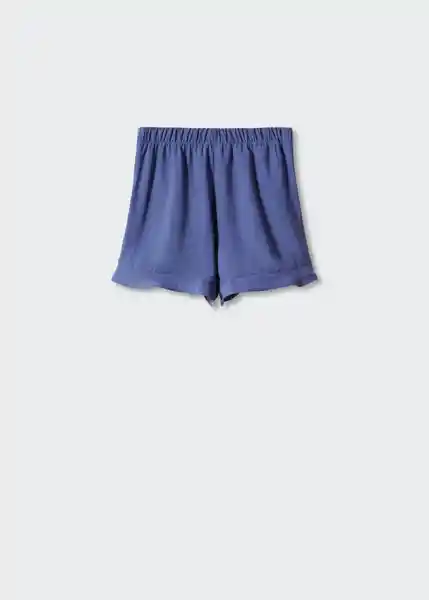 Short Tuna Azul Talla 10 Niñas Mango