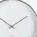 Present Time Reloj de Pared Con Mecanismo Silencioso Ayuno Gris