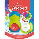 Maped Sacapuntas 2 en 1 con Borrador Loopy Colorful