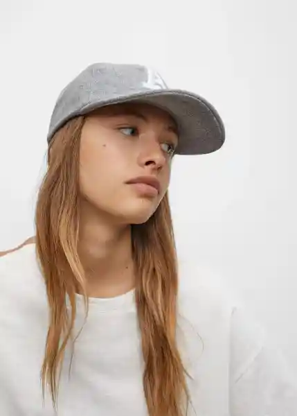 Gorra Belia Gris Talla 99 Teen Niñas Mango