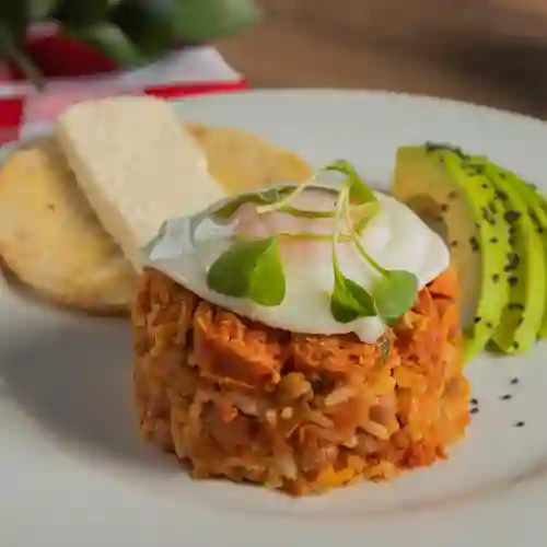 Calentado Paisa con Chorizo