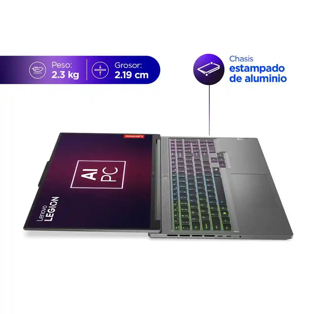 Portátil Gaming Lenovo Legion Slim 5 Amd Ryzen 7 8845hs Ram 24 Gb 1 Tb Ssd