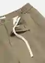 Pantalón Romelino Khaki Talla 42 Hombre Mango