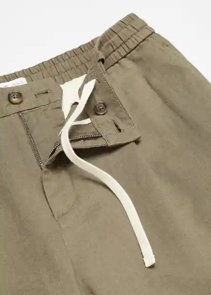 Pantalón Romelino Khaki Talla 42 Hombre Mango