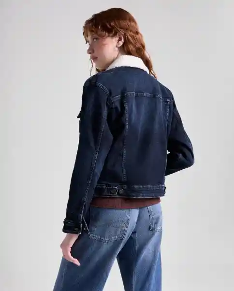 Chaqueta Mujer Azul Talla L 329G005_AZU174429 Americanino