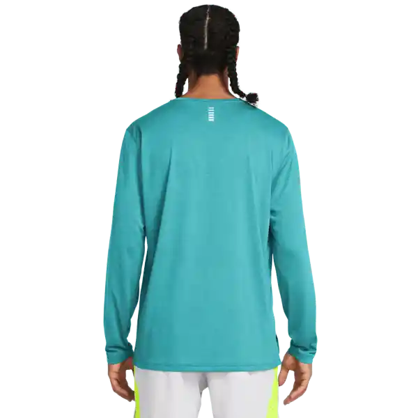 Under Armour Camiseta Streaker Long Sleeve Hombre Azul Talla LG