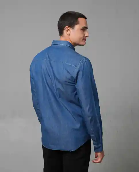 Camisa Hombre Azul S 110F000_AZU194024 Rifle
