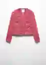 Chaqueta Siena Fucsia Talla S Mujer Mango